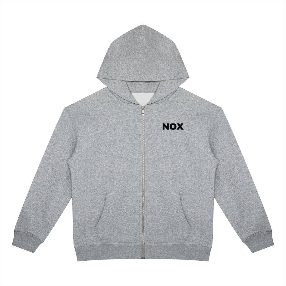 NOX Zip-Up Hoodie — Bone