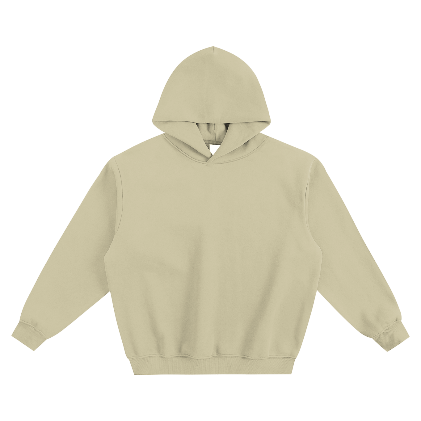 NOX Back Logo Boxy Hoodie — Bone