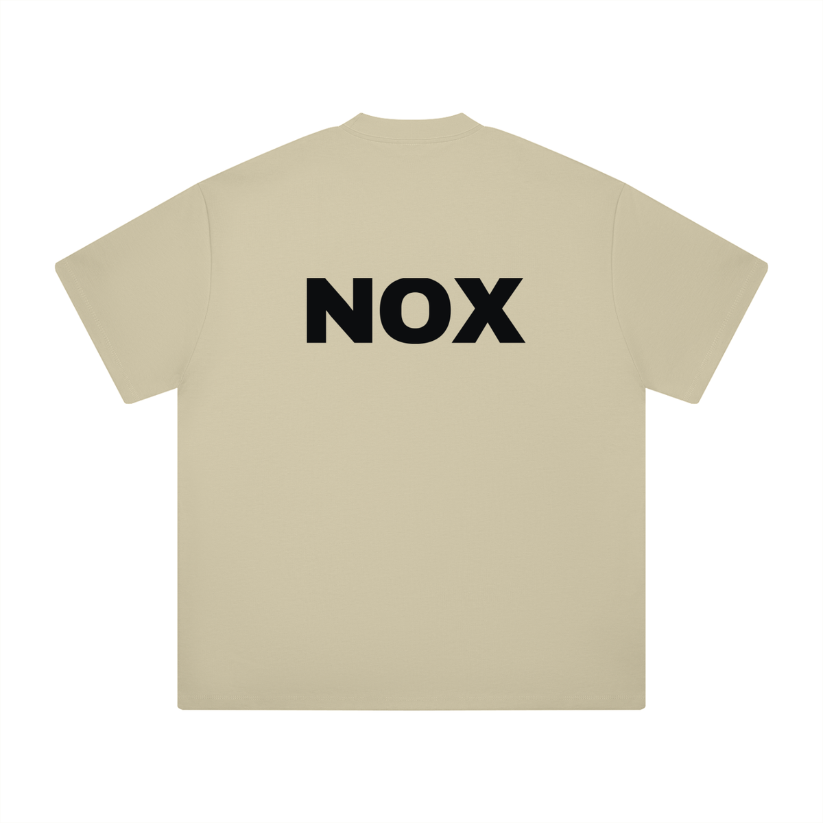NOX Back Logo Tee — Bone