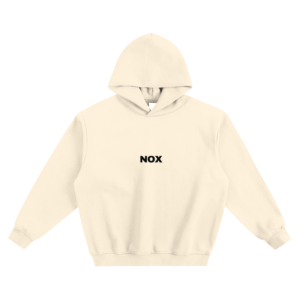 NOX Boxy Hoodie — Bone