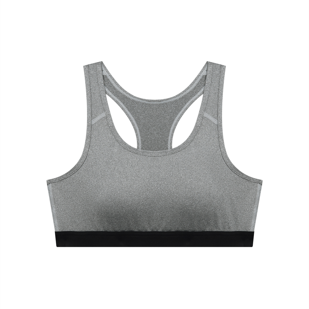 NOX Back Logo Sports Bra — Bone