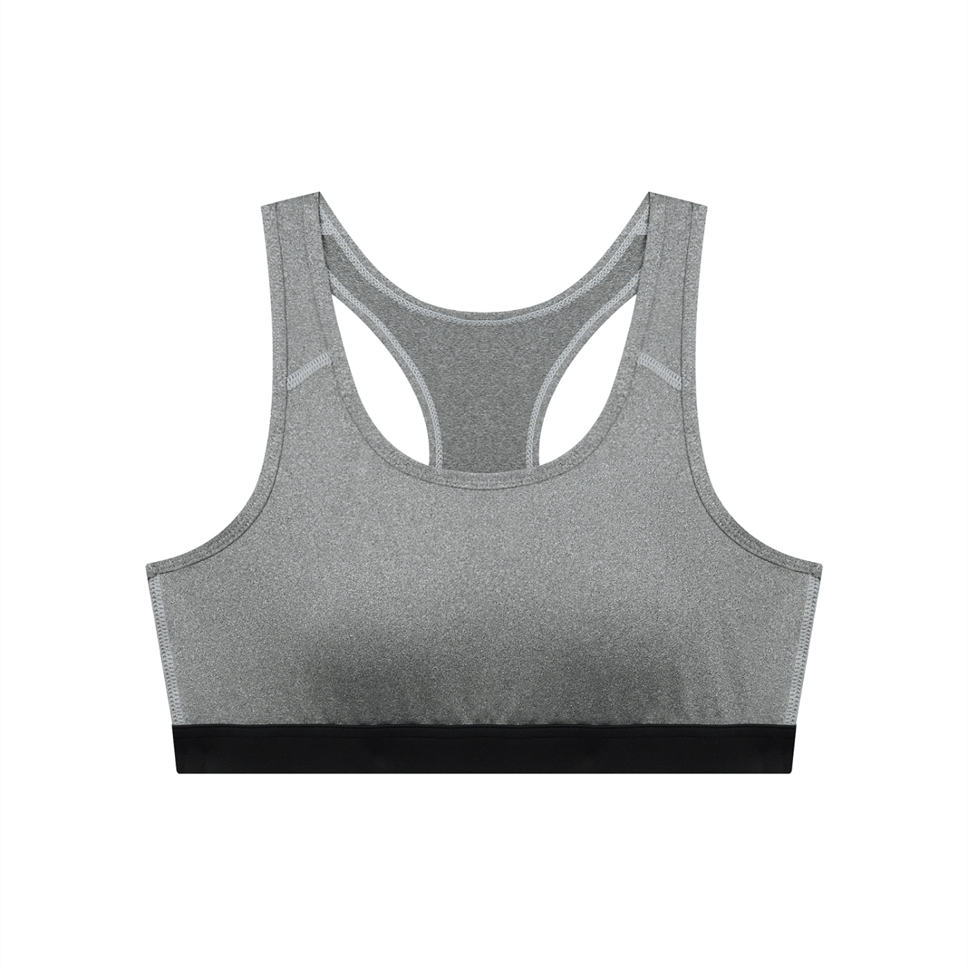 NOX Back Logo Sports Bra — Bone