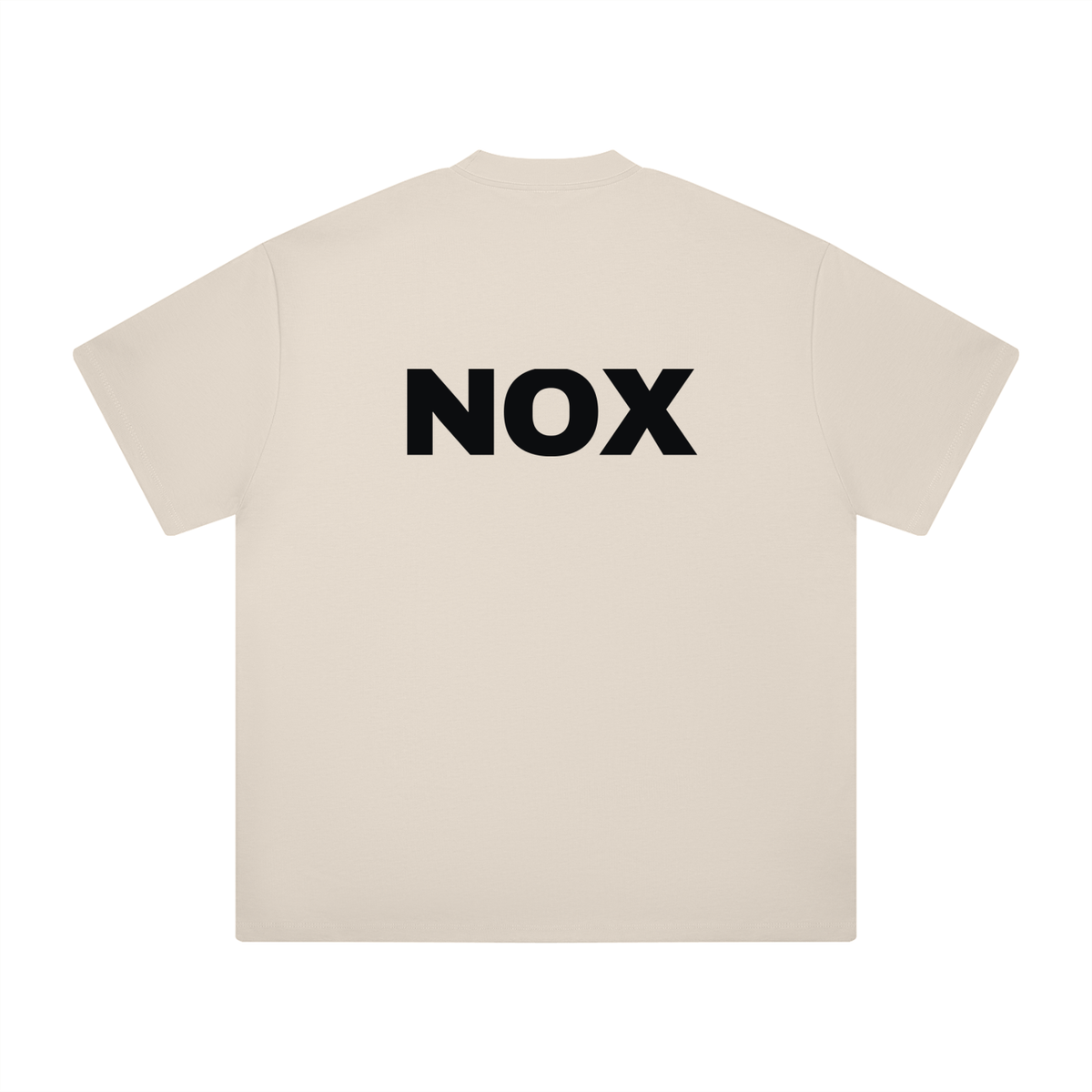 NOX Back Logo Tee — Bone