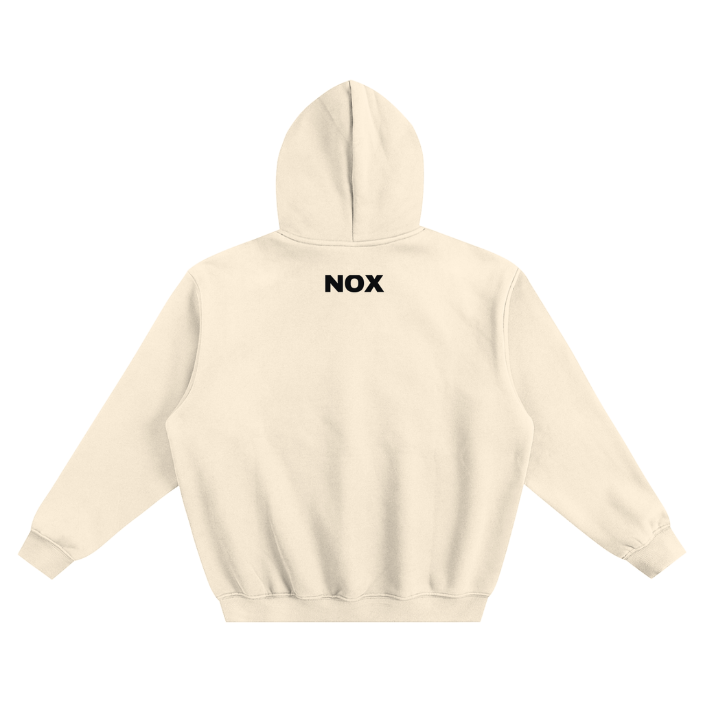 NOX Boxy Hoodie — Bone