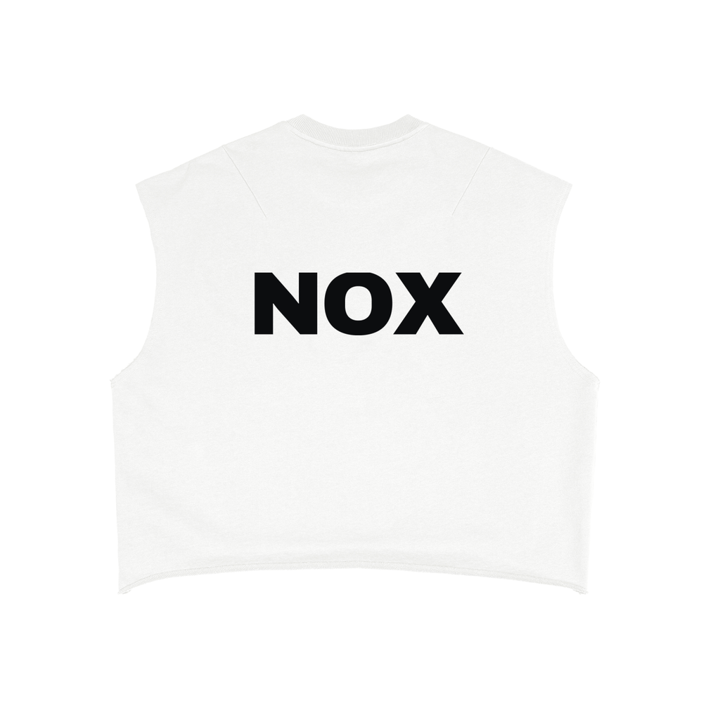NOX Back Logo Boxy Cut-Off — Bone