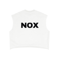 NOX Back Logo Boxy Cut-Off — Bone