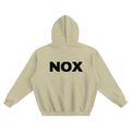 NOX Back Logo Boxy Hoodie — Bone