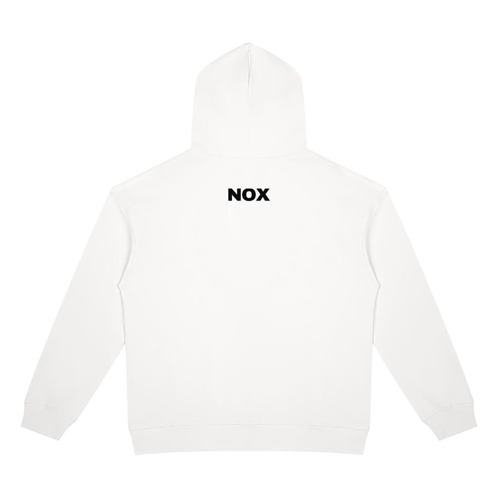 NOX Zip-Up Hoodie — Bone