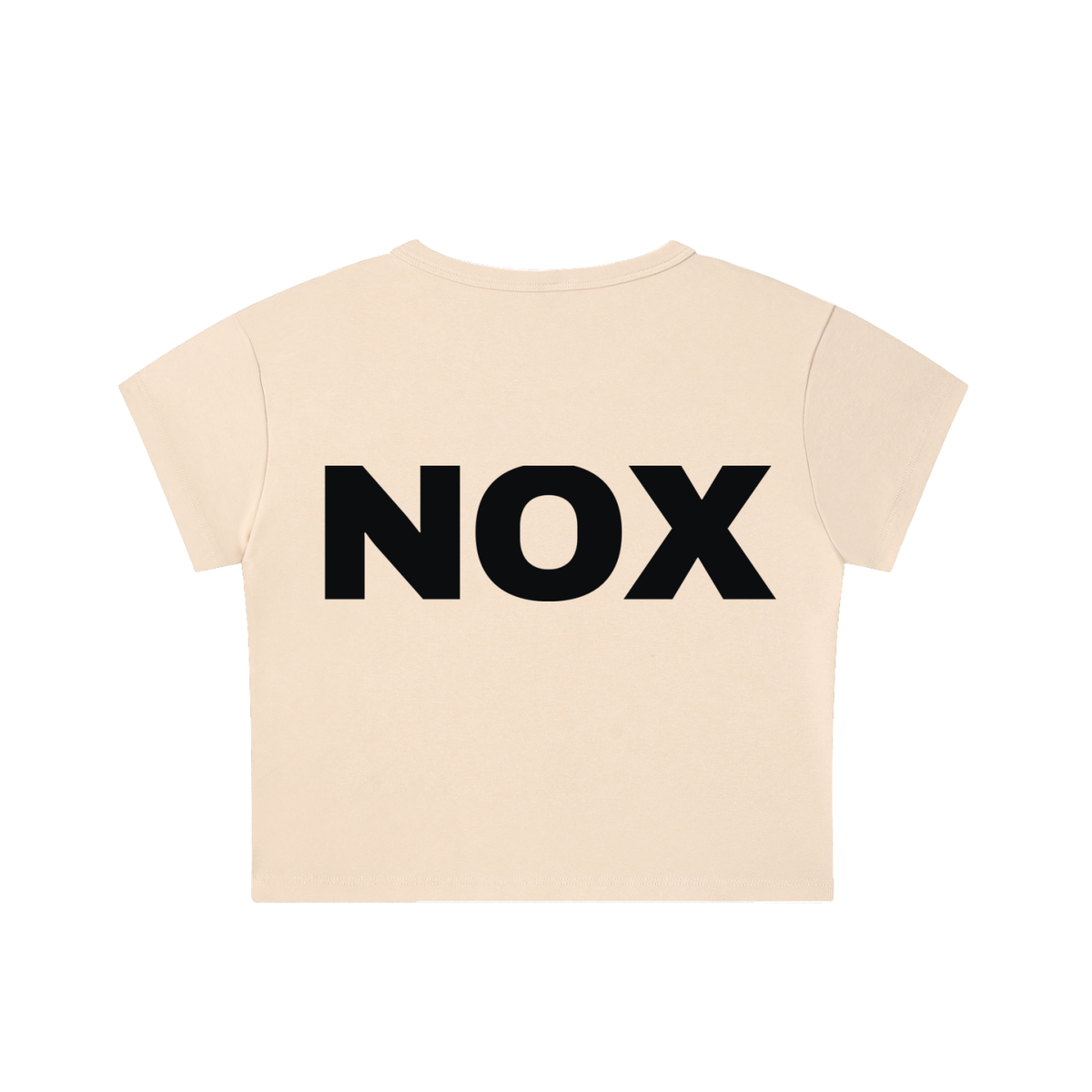 NOX Back Logo Women's Crop — Bone