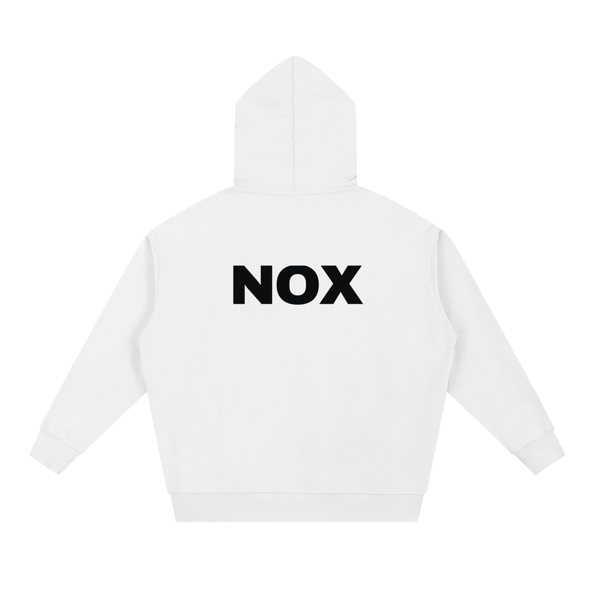 NOX Back Logo Hoodie — Bone