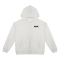 NOX Zip-Up Hoodie — Bone