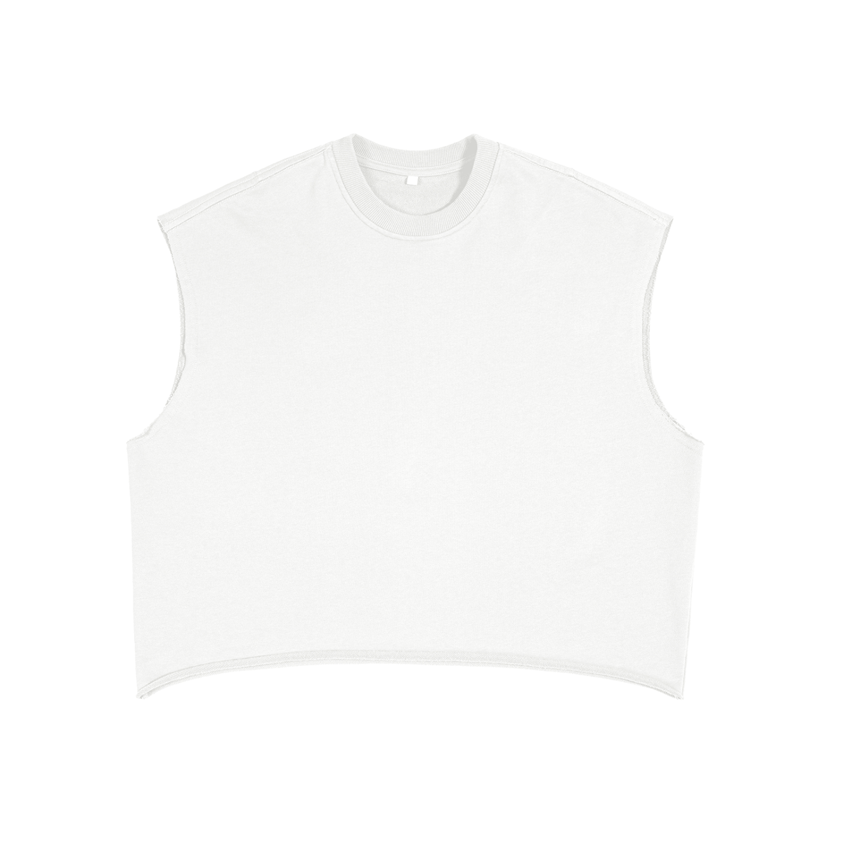 NOX Back Logo Boxy Cut-Off — Bone