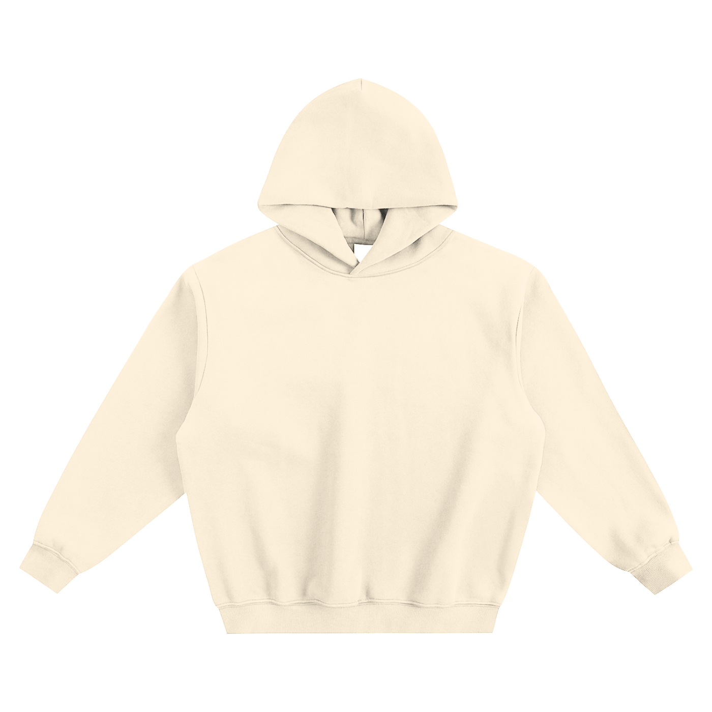 NOX Back Logo Boxy Hoodie — Bone