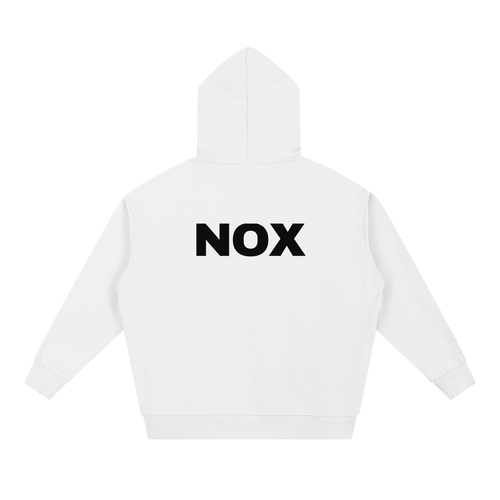 NOX Back Logo Hoodie — Bone