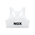 NOX Back Logo Sports Bra — Bone