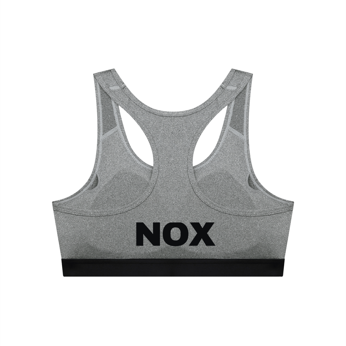 NOX Back Logo Sports Bra — Bone