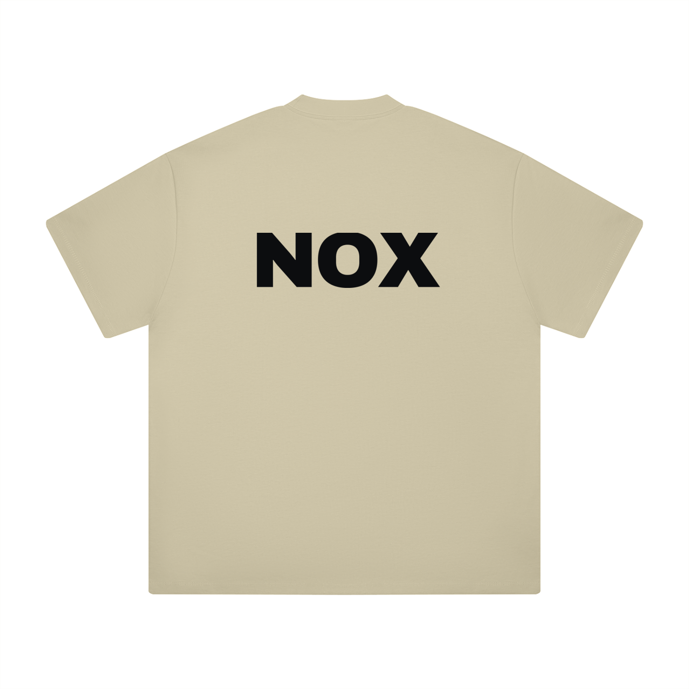 NOX Back Logo Tee — Bone