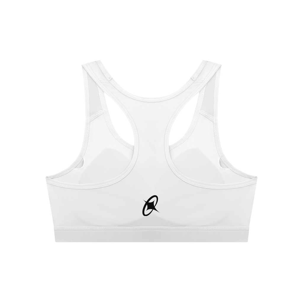 NOX Back Logo Sports Bra — Bone