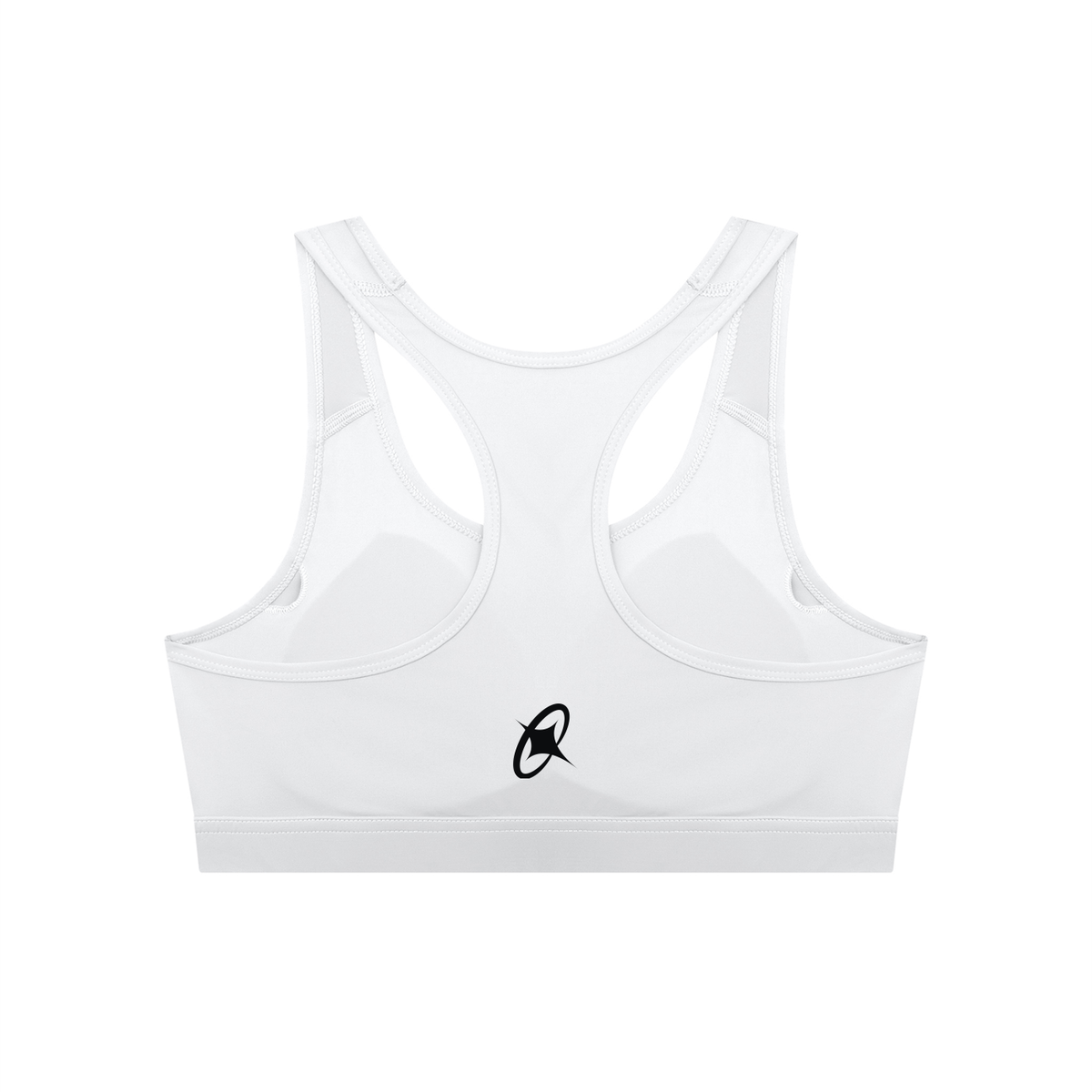 NOX Back Logo Sports Bra — Bone