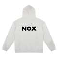 NOX Back Logo Zip-Up Hoodie — Bone