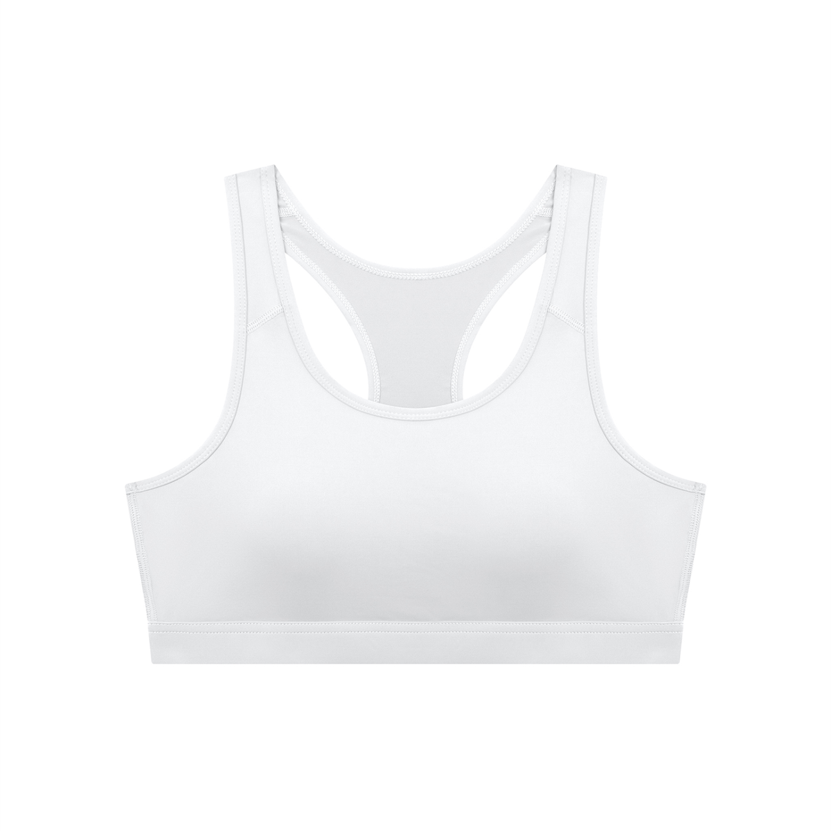 NOX Back Logo Sports Bra — Bone