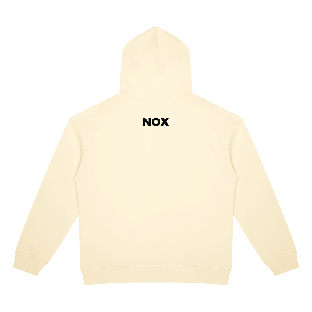 NOX Zip-Up Hoodie — Bone