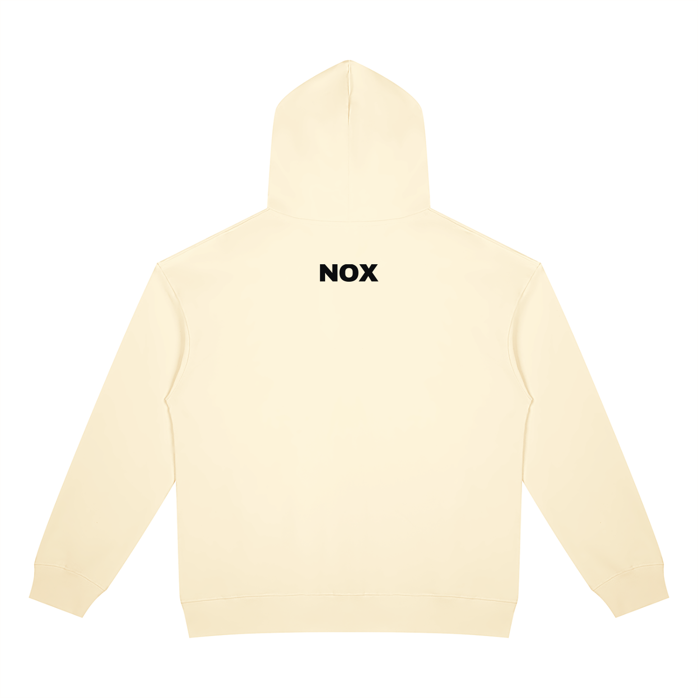 NOX Zip-Up Hoodie — Bone